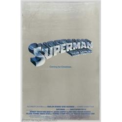 Superman, the Movie (Warner Brothers, 1978). Advance Mylar One Sheet (27" X 41")