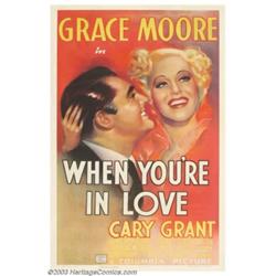 When You're In Love (Columbia, 1937). One Sheet (27" X 41")