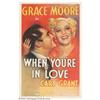 Image 1 : When You're In Love (Columbia, 1937). One Sheet (27" X 41")
