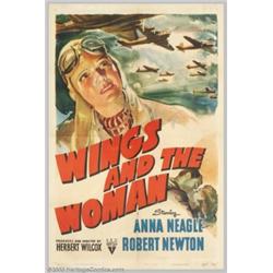 Wings and the Woman (RKO, 1942). One Sheet (27" X 41")