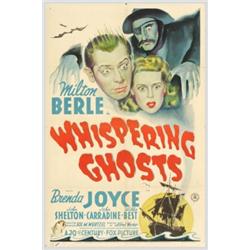 Whispering Ghosts (20th Century Fox, 1942). One Sheet (27" X 41")