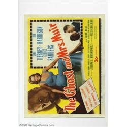 The Ghost and Mrs. Muir (20th Century Fox, 1947). Title Card (11" X 14")