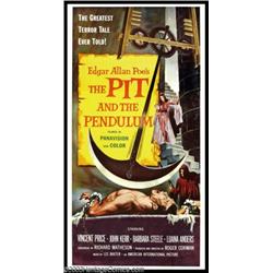 Pit and the Pendulum, The (American International, 1961). Three Sheet (41" X 81")