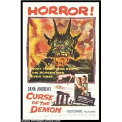 Curse of the Demon (Columbia, 1957). One Sheet (27" X 41")