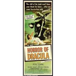 Horror of Dracula (Warner Brothers, 1958). Insert (14" X 36")
