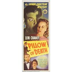 Pillow of Death (Universal, 1945). Insert (14" X 36")