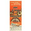 Image 1 : How to Make a Monster (American International, 1958). Insert (14" X 36")