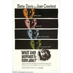 Whatever Happened to Baby Jane (Warner Brothers, 1962). One Sheet (27" X 41")
