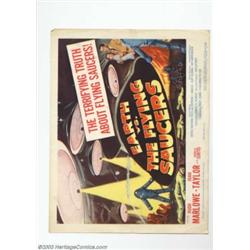 Earth Versus the Flying Saucers (Columbia, 1956). Title Card (11" X 14")