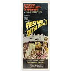First Men in the Moon (Columbia, 1964). Insert (14" X 36"). Film adaptation of the H. G