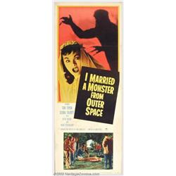 I Married a Monster From Outer Space (Paramount, 1958). Insert ( 14" X 36")