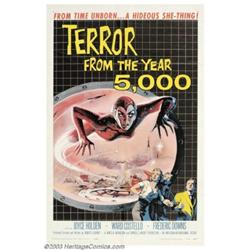 Terror from the Year 5000 (American International, 1958). One Sheet (27" X 41")