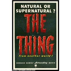 The Thing From Another World (RKO, 1951). One Sheet (27" X 41")