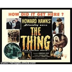 The Thing From Another World (RKO, 1951). Style B Half Sheet (22" X 28")