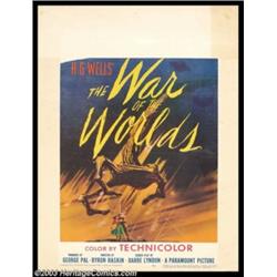 War of the Worlds (Paramount, 1953). Window Card (14" X 22"). H.G