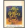 Image 1 : War of the Worlds (Paramount, 1953). Window Card (14" X 22"). H.G