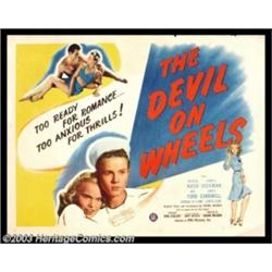 The Devil on Wheels (PRC, 1947). Half Sheet (22" X 28")