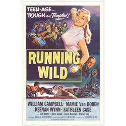 Running Wild (Universal, 1955). One Sheet (27" X 41")