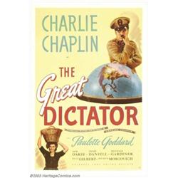 The Great Dictator (United Artists, 1940). One Sheet (27" X 41")