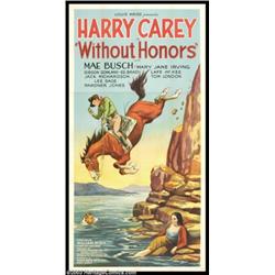 Without Honors (Artclass Pictures, 1932). Three Sheet (41" X 81")