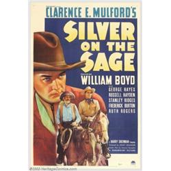 Silver on the Sage (Paramount, 1939). One Sheet (27" X 41")