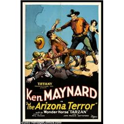 Arizona Terror (Tiffany Pictures, 1931). One Sheet (27" X 41")