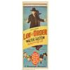 Image 1 : Law and Order (Universal, 1932). Insert (14" X 36")