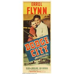 Dodge City (Warner Brothers, 1938). Insert (14" X 36")
