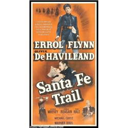 Santa Fe Trail (Warner Brothers, 1940). Three Sheet (41" X 81")