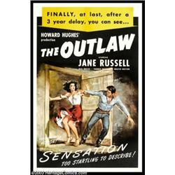 Outlaw,The (United Artists, 1946). One Sheet (27" X 41")