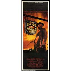 High Plains Drifter (Universal, 1974). Insert (14" X 36")