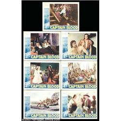 Captain Blood (Warner Brothers, 1935). (7) Lobby Cards (11" X 14")