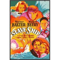 Slave Ship (20th Century Fox, 1937). (40" X 60") Silk Screen