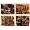 Image 1 : The Adventures of Robin Hood (Warner Brothers, R-1940s). (4) Lobby Cards (11" X 14")
