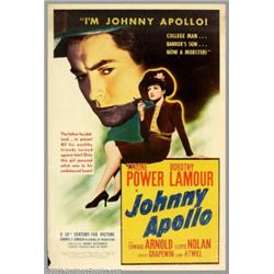 Johnny Apollo (20th Century Fox, 1940). (40" X 60") Photo Gelatin