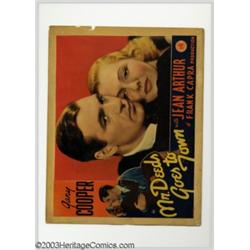 Mr. Deeds Goes to Town (Columbia, 1936). Lobby Card (11" X 14")