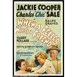 When a Feller Needs a Friend (MGM, 1932). One Sheet (27" x 41")