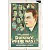 Image 1 : Where Was I? (Universal, 1925). One Sheet (27" X 41")