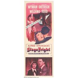 Stage Fright (Warner Brothers, 1950). Insert (14" X 36")
