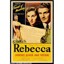 Rebecca (United Artists, 1946). (40" X 60") Photo Gelatin
