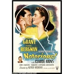Notorious (RKO, 1946). One Sheet (27" X 41")