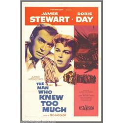 The Man Who Knew Too Much (Paramount, 1956). One Sheet (27" X 41")