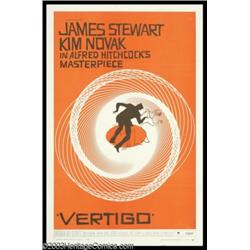 Vertigo (Paramount, 1958). One Sheet (27" X 41")