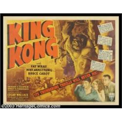 King Kong (RKO, R-1942). Half Sheet (22" X 28")