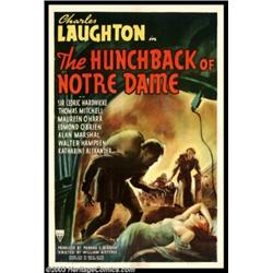 Hunchback of Notre Dame (RKO, 1939). One Sheet (27" X 41")