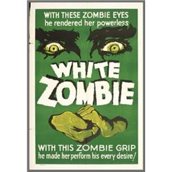 White Zombie (United Artists, R-1938). One Sheet (27" X 41")