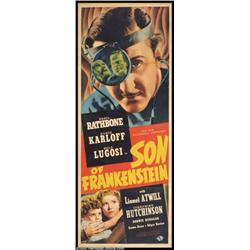 Son of Frankenstein (Universal, 1939). Insert (14" X 36")
