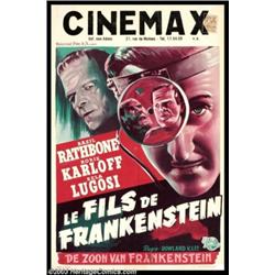 Son of Frankenstein (Universal, R-1947?). Belgian (14" X 22")