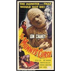 Mummy's Curse (Realart, 1951). Three Sheet (41" X 81")