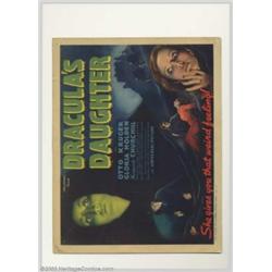 Dracula's Daughter (Universal, 1936). Title Card (11" X 14")